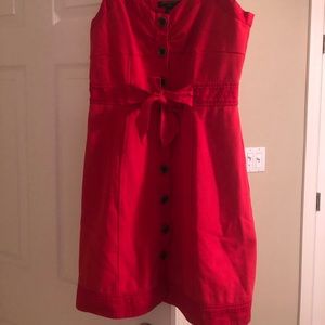 Banana Republic red dress